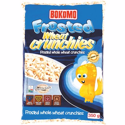 BOKOMO FROSTED WHEAT CRUNCHIES 350G