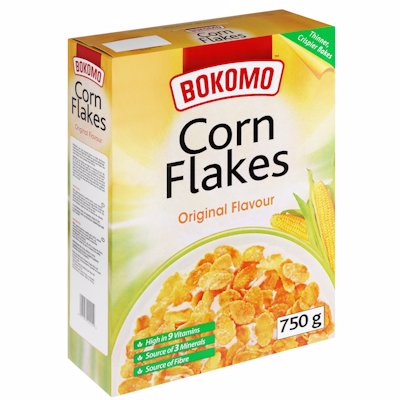 BOKOMO CORN FLAKES 750GR