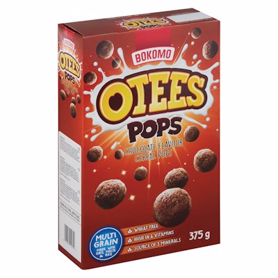 BOKOMO OTEES POPS CHOCOLATE FLAVOUR 375GR