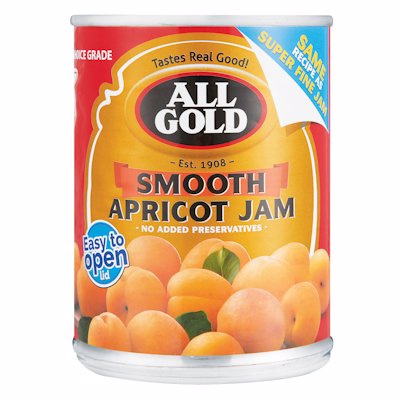 ALL GOLD SMOOTH APRICOT JAM 450GR