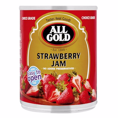 ALL GOLD STRAWBERRY JAM 450GR