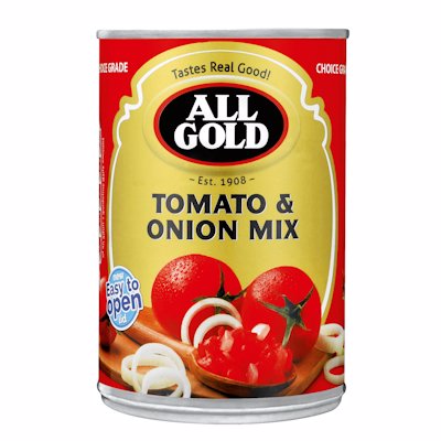 ALL GOLD TOMATO & ONION MIX 410GR