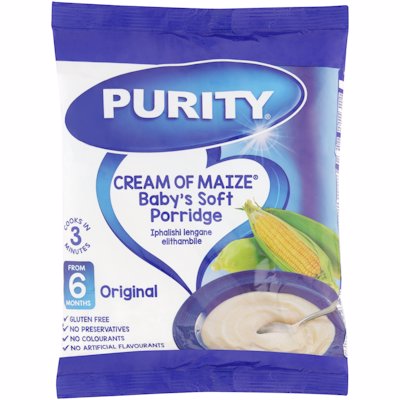 PURITY CREAM OF MAIZE BABY'S SOFT PORRIDGE 400GR