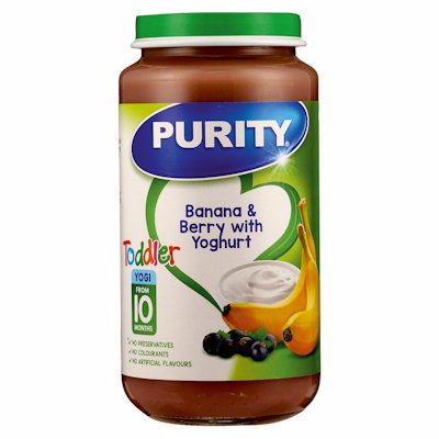 PURITY 4TH FOODS BANANA BERRY &  YOGHURT