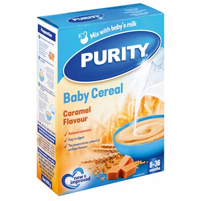 PURITY BABY CEREAL CARAMEL FLAVOUR 200GR