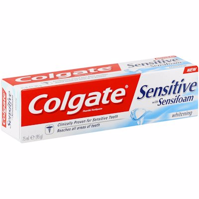 COLGATE TOOTHPASTE SENSIFOAM WHITENING 75ML