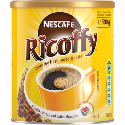 NESCAFE RICOFFY CHICORY & COFFE GRANULES 500GR