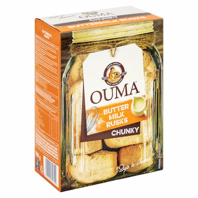 OUMA BUN RUSKS BUTTERMILK 500GR