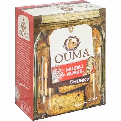 OUMA BUN RUSKS MUESLI 500GR