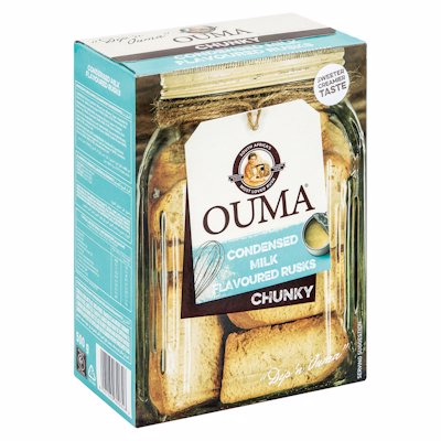 OUMA BUN RUSKS CONDENSED MILK 500GR