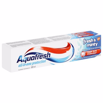 AQUAFRESH TOOTHPASTE FRESH&MINT BLUE 100ML