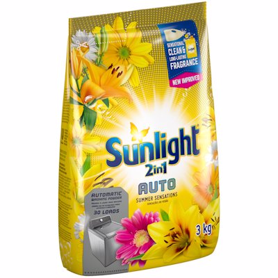 SUNLIGHT 2 IN 1 AUTO WASHING POWDER 3KG