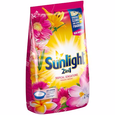 SUNLIGHT HAND WASHING POWDER TROPICAL 2KG