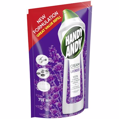 HANDY ANDY CREAM LAVENDER FRESH REFILL 750ML