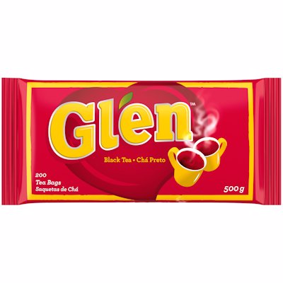 GLEN POUCH TAGLESS TEA BAGS 200'S