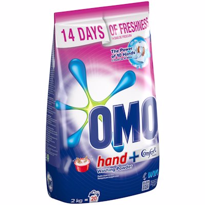 OMO + COMFORT HAND WASHING POWDER 2KG