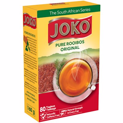 JOKO ROOIBOS TAGLESS TEA BAGS 80'S