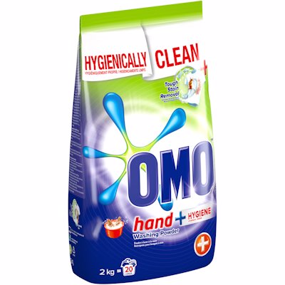 OMO + HYGIENE HAND WASHING POWDER 2KG