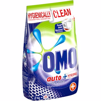 OMO AUTO + HYGIENE WASHING POWDER 2KG