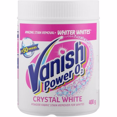 VANISH POWER O2 CRYSTAL WHITE 400G