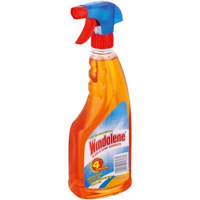 WINDOLENE TRIGGER GLASS & WINDOW ORANGE 750ML