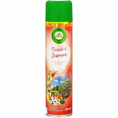 AIRWICK AIR FRESHENER PEACH & JASMINE 280ML