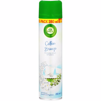 AIRWICK AIR FRESHENER COTTON BREEZE 280ML