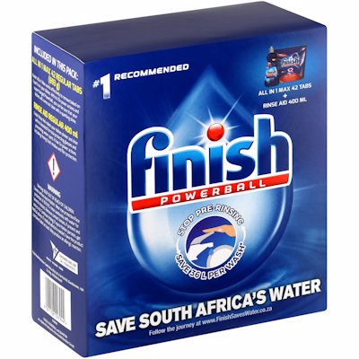 FINISH 42 + RINSE AID 2'S