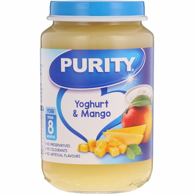 PURITY 3RD FOODS YOGHURT & MANGO 200ML