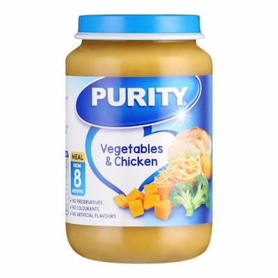 PURITY 3RD FOODS VEGETABLES & CHICKEN 200ML