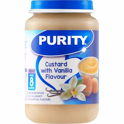 PURITY 3RD FOODS CUSTARD VANILLA FLAVOUR 200ML