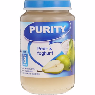 PURITY 3RD FOODS PEAR & YOGHURT 200ML