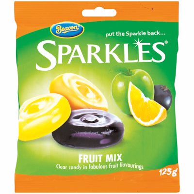 BEACON SPARKLES FRUIT MIX FLAVOURS 125G