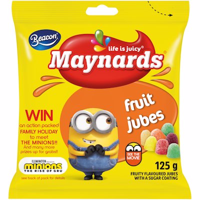 MAYNARDS FRUIT JUBES 125GR