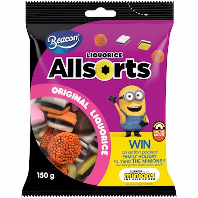 BEACON ALLSORTS ORIGINAL LIQUORICE 150GR