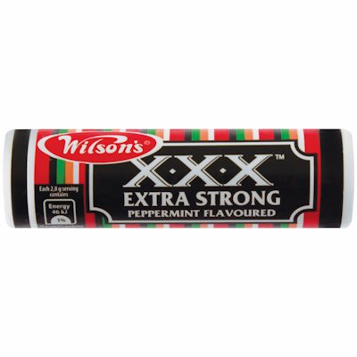 WILSON'S XXX MINTS ROLL 26GR