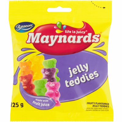 MAYNARDS JELLY TEDDIES 125GR