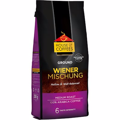 HOUSE OF COFFEES GROUND WIENER MISCHUNG 250GR