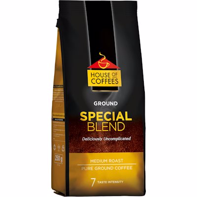 HOUSE OF COFFEES GROUND SPECIAL BLEND 7 250GR