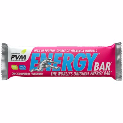 PVM ENERGY BAR CHOCOLATE STRAWBERRY 45GR