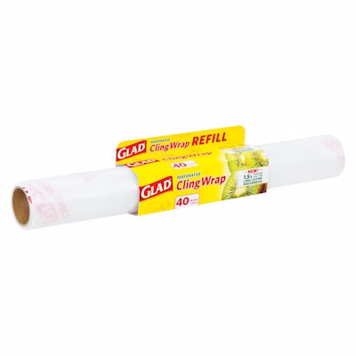 GLAD CLING WRAP PERFORATED REFILL 1'S