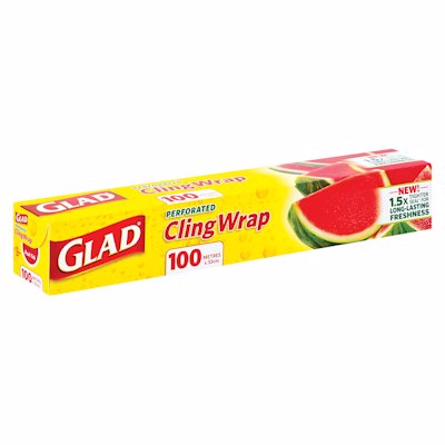 GLAD PERFORATED CLING WRAP 100M