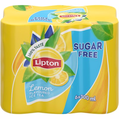 LIPTON ICE TEA LEMON SUGAR FREE 300ML