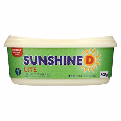 SUNSHINE D SPREAD LITE TUB 500G