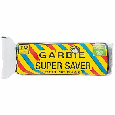 GARBIE SUPERSAVER REFUSE BAGS 10'S