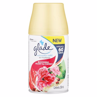 GLADE AIR FRESHENER REFILL PEONY & CHERRY 269ML