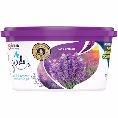 GLADE GEL AIR FRESHENER LAVENDER 70GR