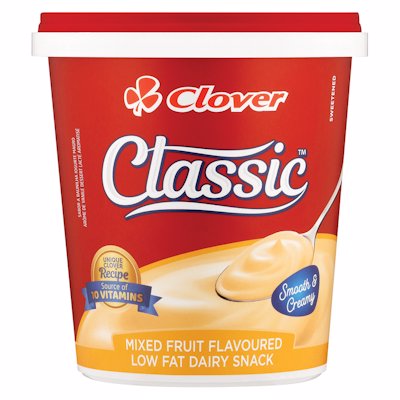 CLOVER CLASSIC YOGHURT MIXED FRUIT FLAVOUR 1KG