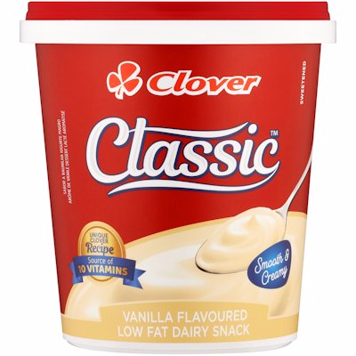 CLOVER CLASSIC YOGHURT VANILLA FLAVOURED 1KG