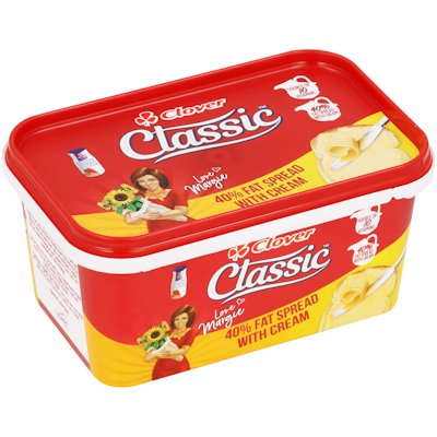 CLOVER CLASSIC 40% SPREAD MARGARINE TUB 500GR